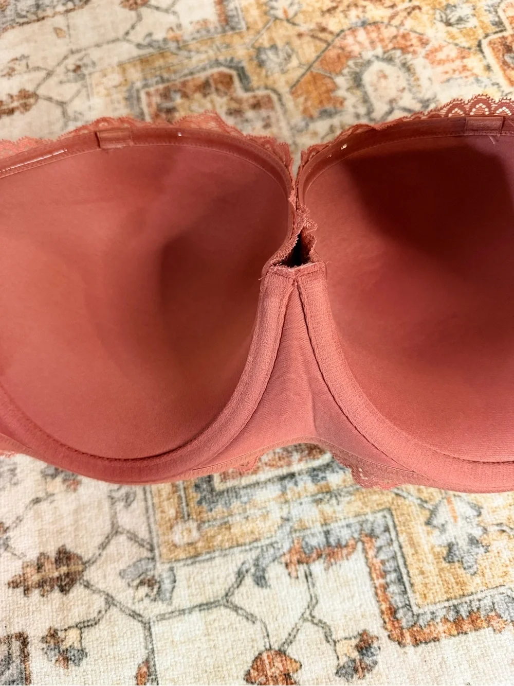 Torrid curve mauve strapless bra